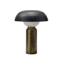 House Doctor Tischleuchte, Big Fellow, Antikes Messing-Finish