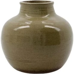 House Doctor Aju Vase Grün 15.5x14.5 Cm