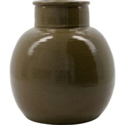 House Doctor Aju Vase Grün 21x21 Cm