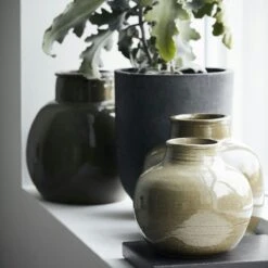 House Doctor Aju Vase Grün 21x21 Cm -House Doctor house doctor aju vase grun 14