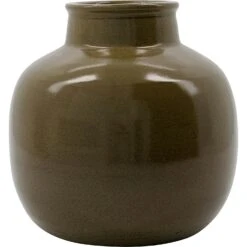 House Doctor Aju Vase Grün 17.5x17 Cm