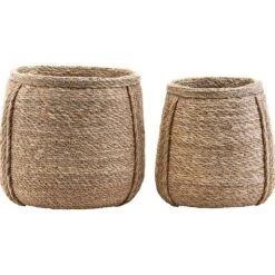 House Doctor Blumentopf Korb, 2er-Pack