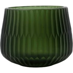 House Doctor Crown Teelichthalter Ø14 Cm, Dunkelgrün