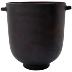 House Doctor Foem Topf Dunkelbraun 25x28 Cm