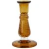 House Doctor Glee Kerzenhalter Glas Bernsteingelb H16 Cm -House Doctor house doctor glee amber 6