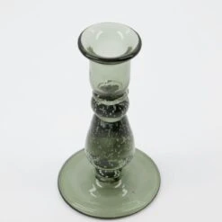 House Doctor Glee Kerzenhalter Glas Grau H16 Cm -House Doctor house doctor glee gray 9