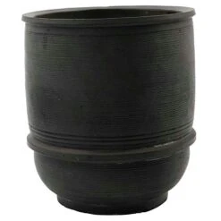 House Doctor Ground Topf Dunkelgrau, Ø18 Cm H20 Cm