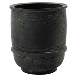 House Doctor Ground Topf Dunkelgrau, Ø14 Cm H16 Cm
