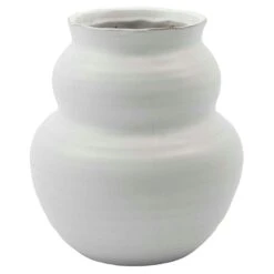 House Doctor Juno Vase Weiß, 19 Cm