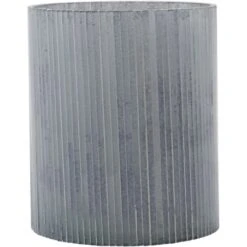 House Doctor Mirr Kerzenständer Frost Grey H12,5 Cm