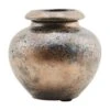 House Doctor Mini Vase 12x12 Cm,  Bronze