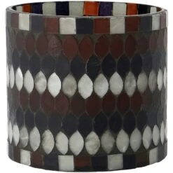 House Doctor Mosa Kerzenständer Braun 10x10 Cm