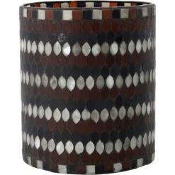 House Doctor Mosa Kerzenständer Braun 15x17.5 Cm