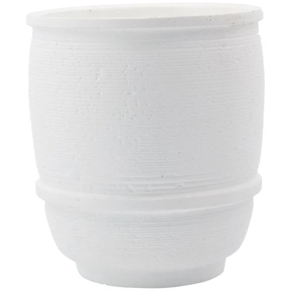 House Doctor Ground Topf Weiß, Ø14 Cm H16 Cm 3 House Doctor Ground Topf Weiß, Ø14 Cm H16 Cm