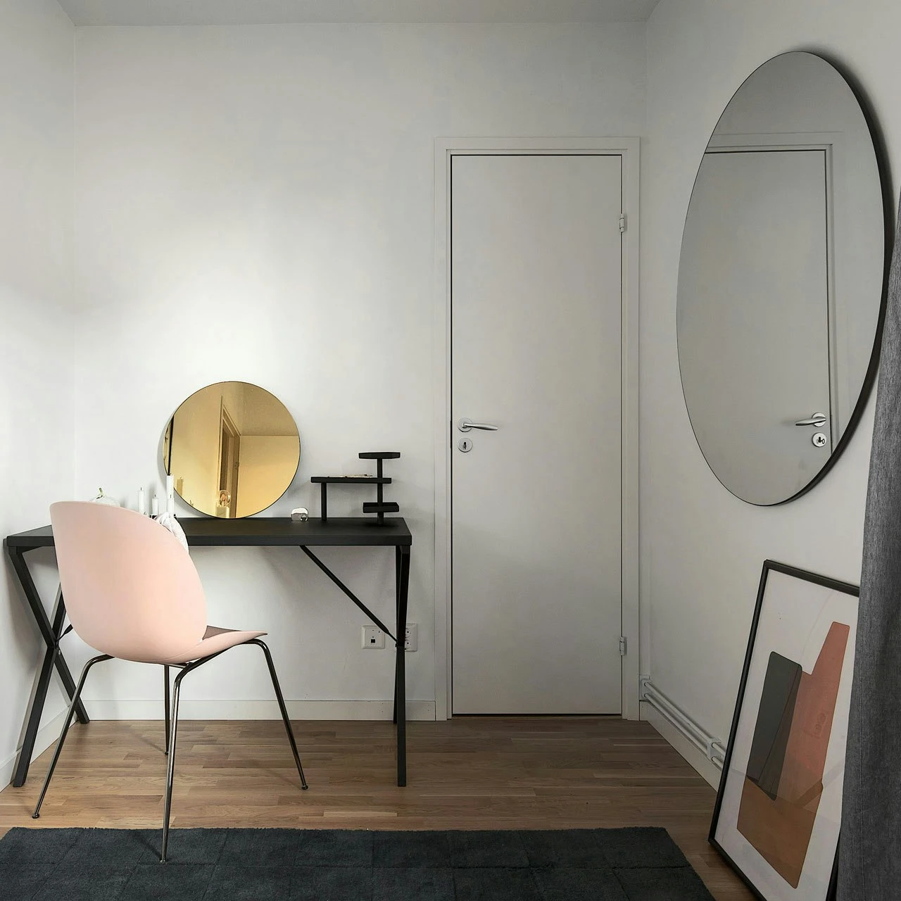 House Doctor Walls Spiegel Ø80cm, Grau 8 House Doctor Walls Spiegel Ø80cm, Grau – Bild 6