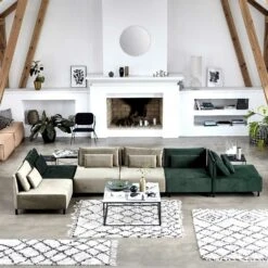 House Doctor Walls Mirror Ø80cm, Roségold -House Doctor house doctor walls spiegel 80cm grau 5